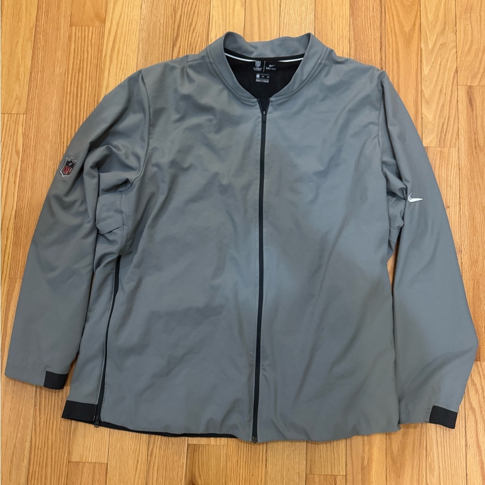 Nike NFL Onfield Dri-Fit Grey/Black Lightweight Jacket Men’s 3XL